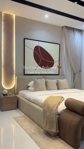 We design the coziest Bedroom #interiordesignerlagos #interiordesign #bedroomdesign #bedroom #fy #vi #viral_video 