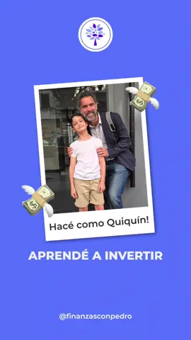 Hagamos como Quiquín, que con solo 8 años ya invierte en la bolsa 💸 🎉⁣ ⁣ 👉 Mirá el reel para conocer más sobre esta historia que me llegó a través de las redes.⁣ ⁣ 📊 Por más familias que enseñen a sus hijos sobre finanzas 💪 pero para eso estas también deben estar capacitadas!!⁣ ⁣ ¿Vos todavía seguís con dudas, con temor y no te animas a dar ese salto? 🤔Contame 👇⁣ ⁣ ⁣ ⁣ ⁣ ⁣ ⁣ ⁣ ⁣ ⁣ ⁣ ⁣ #inversion #ahorro #rendimiento #educacionfinanciera⁣⁣⁣⁣⁣⁣⁣ #planificacionfinanciera⁣⁣⁣⁣⁣⁣⁣⁣⁣⁣ #finanzaspersonales #rentabilidad #invertirconresponsabilidad #perfildeinversor #asesorfinanciero #finanzasconpedro #argentina #dinero #inversiones #curso #tallerinversiones 