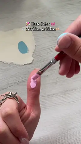 👩🏼‍❤️‍👨🏻Cute Date Idea for Her & Him🎀Fingerprints🫧Easy Handmade Gift Idea✨#dateidea #DIY #giftideas #giftforher #fingerprint 