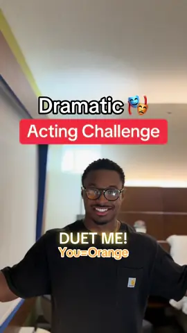 Dramatic Acting Challenge! Duet Me! #actor #acting #ActingChallenge #duetme #dramatic 
