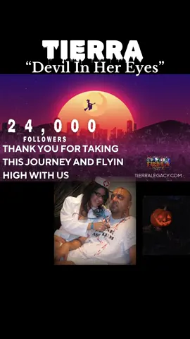 On this Halloween night we got a special treat we’re up to 24,000 new friends and fans ..THANK YOU for taking this journey and cruizin along with TIERRA - The Legacy Continues !!! 🧡🧡👻 The song that I'm sharing here is one I wrote for TIERRA in 2001 called 