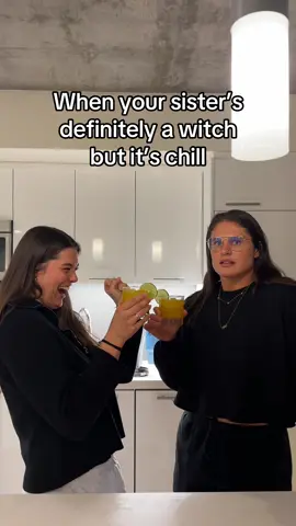 I was just trying to have a midnight margarita… #halloween #witchtok #practicalmagic #sisters 