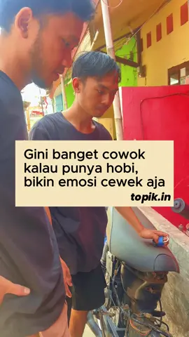 Gini banget cowok kalau punya hobi, bikin emosi cewek aja #hobi #cowok #motor #butut #beli #harga