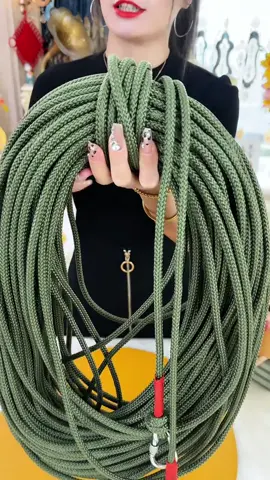 Dây Thừng Cứu Hộ Lõi Thép. Siêu bền, Chống đứt, chống cháy. Móc khoá 2 đầu an toàn