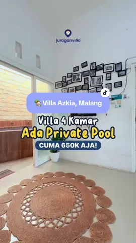650k??! Infokan liburan ke Batu sekarang juga!!🥳🫵🏻 • 🏡 Villa Azkia, Malang ☎️ 08113031777 #villabatumalang #villamurah #juraganvilla #staycationhematchallenge 