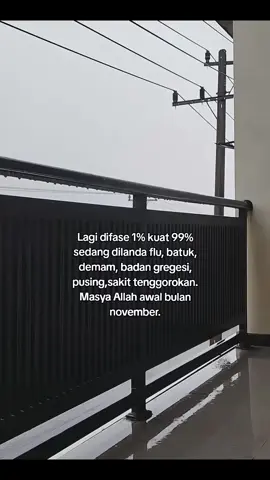 awal november udah demam aja..