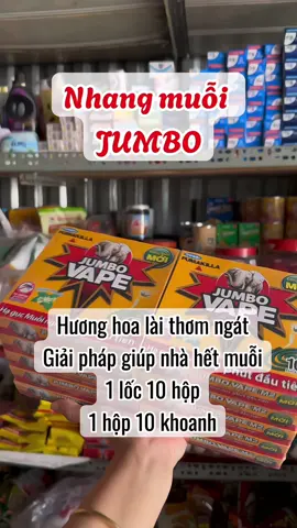 Nhà ai nhiều muỗi cứ dùng loại này là an tâm nha  #nhangmuoijumbo #nhangmuoi #jumbo #jumpovape #bachhoacosuong 