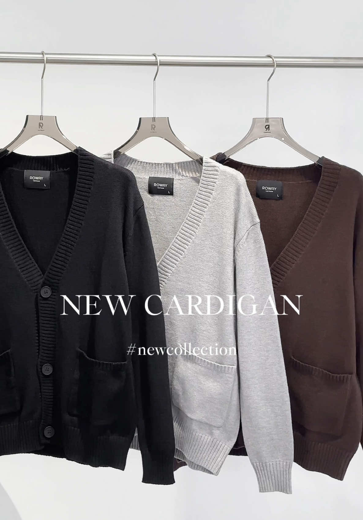 Rất nhiều anh em hỏi nhà Roway năm nay có cardigan không? Thì phải về hàng ngay cho anh em săn với 3 phối màu cực trending, chất len mềm thoải mái và đang được sale giá chỉ 3xxk #xuhuong #roway 