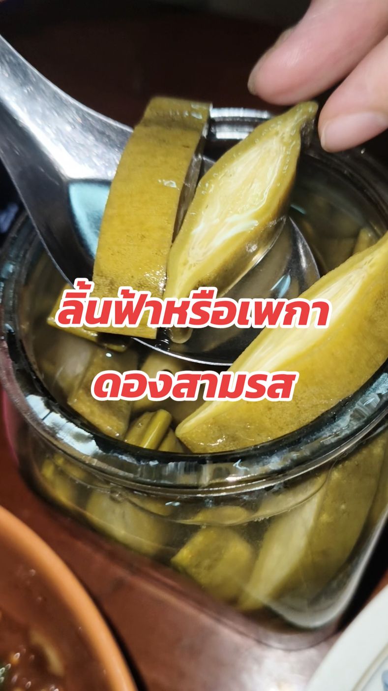 เพกาหรือลิ้นฟ้าดองสามรส กรอบ อร่อย ไม่ขมเลย #ฝักเพกา #สูตรอาหาร #อาหารทําเอง #ห้องครัวtiktok @อุ้ม อุ้มมารีวิว 