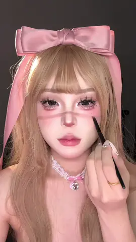 Stitched Doll Makeup Tutorial #stitcheddoll #makeup #tutorial #fyp #halloweenmakeup 