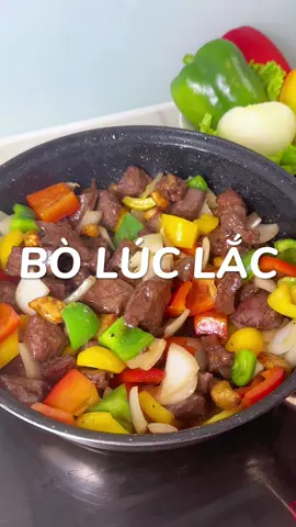 Bò lúc lắc, thịt bò siêu mềm thấm xốt không hề bị dai  #boluclac #monngonmoingay #LearnOnTikTok #nauandelam #nauandelam #bò 