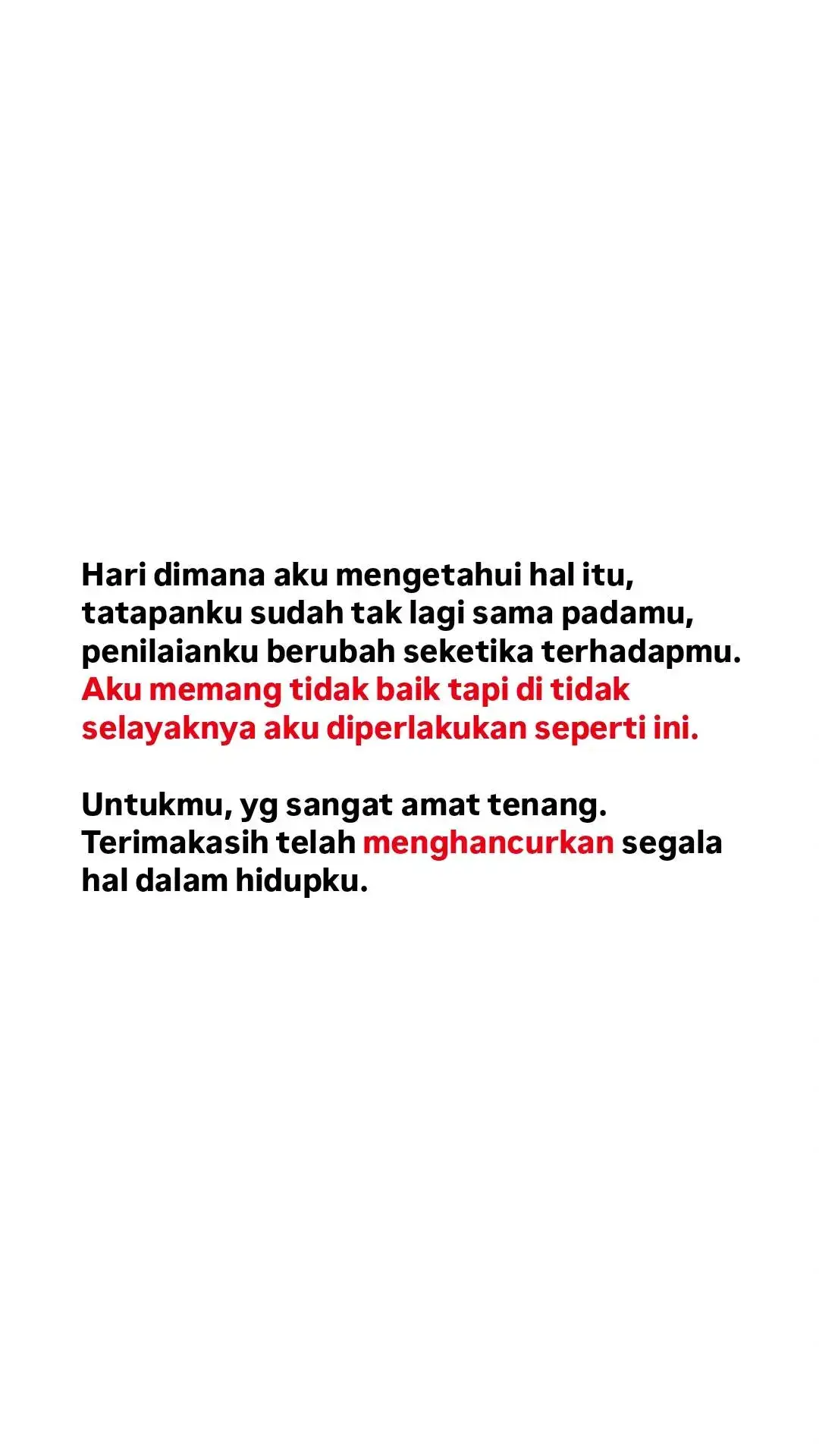 #fyp #fypシ #sad #hurt #viral #trend #quotes #4u #hancur #trustissues #sakit #cape #lelah #selingkuh 
