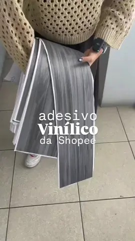 🛍 Achadinho da Shopee: Adesivo vinílico para piso Comente 