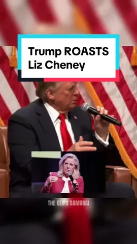 ACTUAL clip of Trump DISSING Liz Cheney #trump #election2024 #politics #lizcheney #politicalnews 