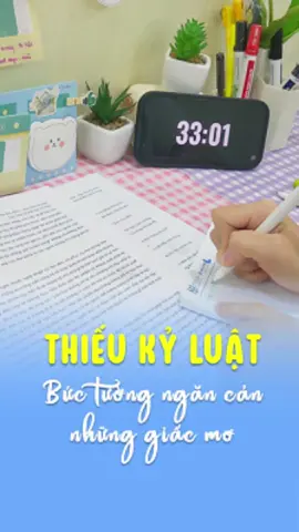 Thiếu kỉ luật sẽ như thế nào? #hocvanchihien #hocvantuduy #vulaci #vulaci3k ##studywithme #xuhuong 