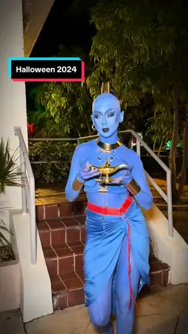 Happy Halloween babies !! #genie #halloween2024 #genie #geniemakeup 