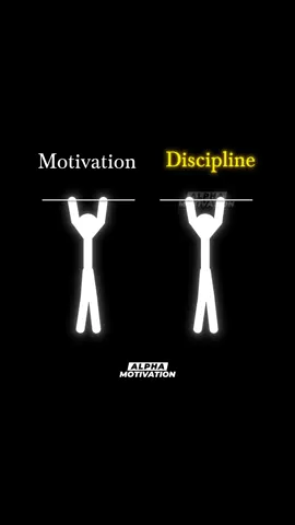 Motivation gets you hyped.  Discipline gets it done.  One is a feeling. The other is a commitment.  When motivation fades, discipline shows up and does the work anyway.  That’s the difference.