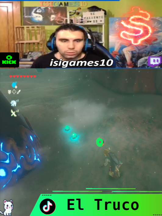 Dinero #cortosdeisi #streamer #epico #isigames10 #Zelda #dineroingame #inesperado