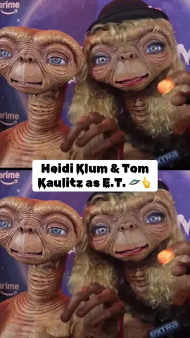 Heidi Klum and hubby Tom Kaulitz’s elaborate E.T. costumes took over a year to create! 🛸🎃 #heidiklum #halloween #halloweenlook #halloweencostume @heidi klum 