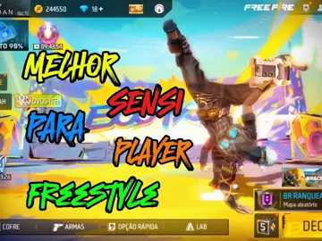 MELHOR SENSI PARA PLAYER FREESTYLE 🇧🇷✍🏻  #freefire #worldplayersff #sensibilidadefreefire #bestsettings #bestplayer#حساسيه_هيدشوت #إعدادات_فري_فاير #muslimplayers #freestylelayer #freefirebrasil #freestyle #free_fire 