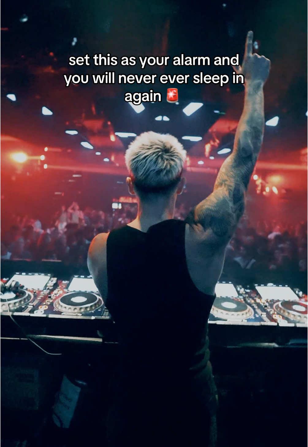 ‘Wake The F Up’ is out now on all platforms! Set it as your party alarm 🚨⏰ #techno #rave #alarm 