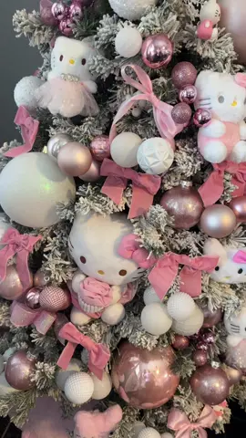 #coquet #fyp #hellokitty#pinkchristmas#hellokittytree#cute#bows#pink#fyp