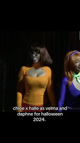 i looove. | #chloe #chloebailey #halle #hallebailey #chloexhalle #scoobydoo #velma #daphne #fyp 