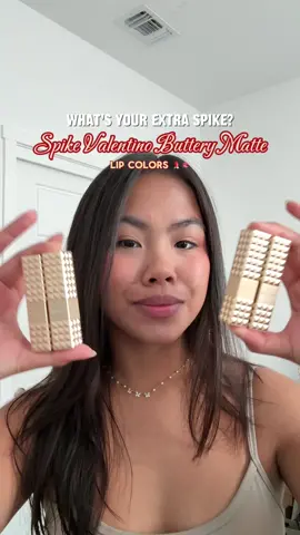 What’s your spike? Personally, the first one is my fav: 134R 🫦💄  Shop @Valentino.Beauty at @sephora now! 💗🌟 #Giftedbyvalentinobeauty #spikevalentino #valentinobeauty #valentinobeautylipstick #mattelipstick #lipstick #makeupessentials 