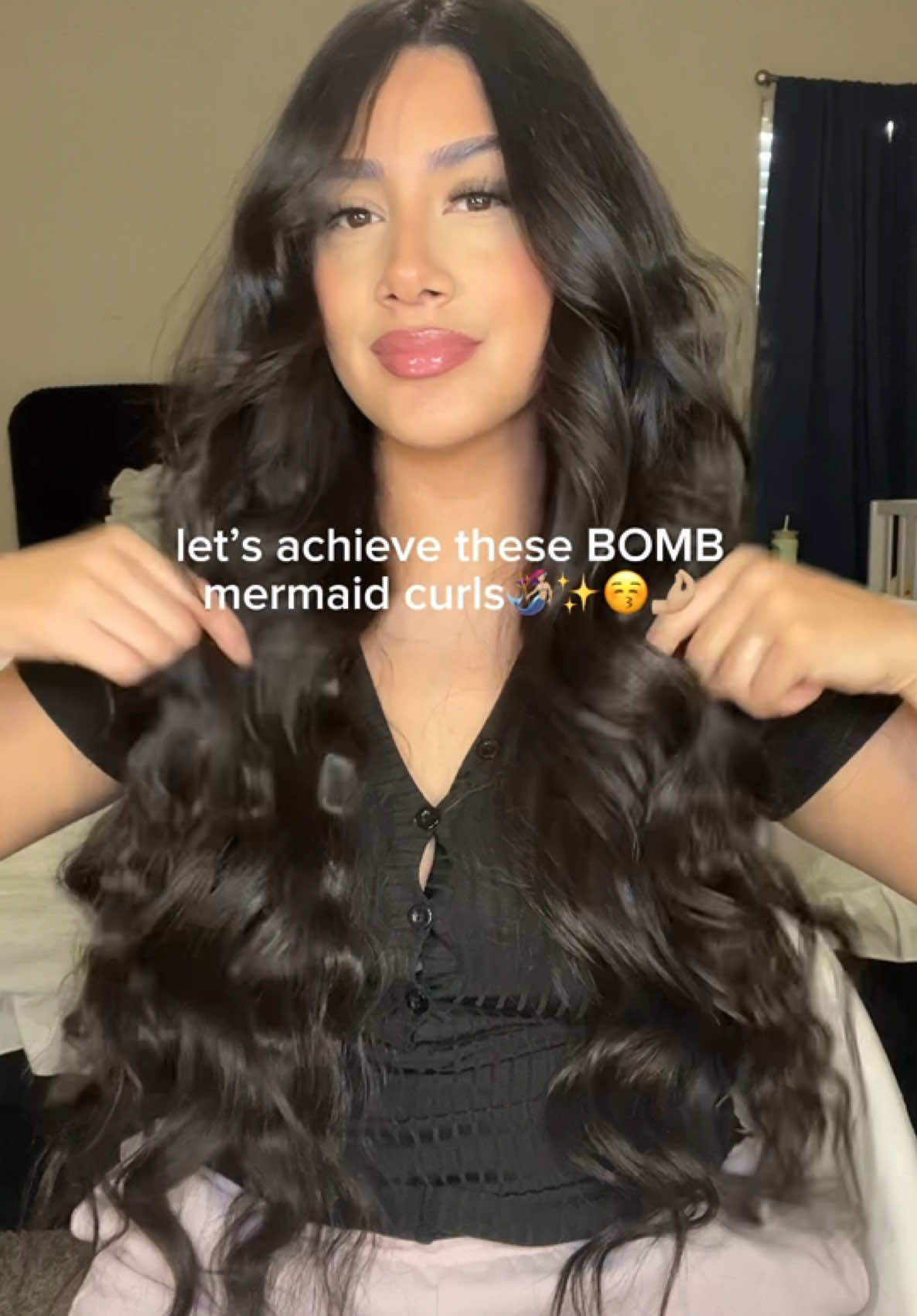 Loveeeee mermaid curls🧜🏼‍♀️