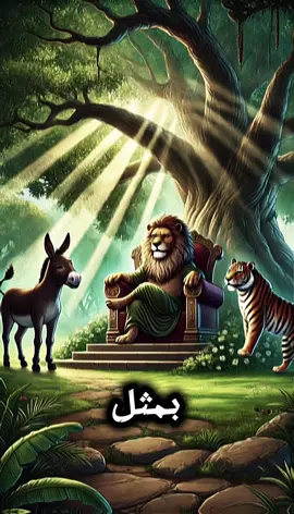 قصة النمر والأسد ..  #قصص_واقعية #الحكمة #قصة #فلسفة_الفقراء🎩 