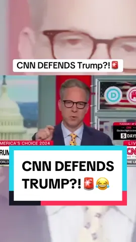 CNN DEFENDS Trump?!🚨 #trump #politics #cnn #news #politicalnews 