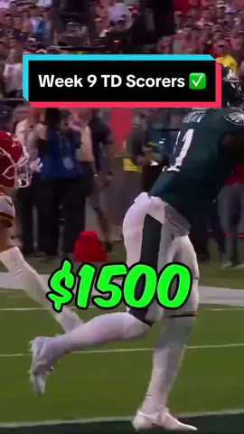 Week 9 TD Scorers ✅ #nfl #football #week9 Week 9 NFL Picks Week 9 Picks NFL NFL Picks Week 9