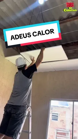 Os vizinhos reclamaram do CALOR no telhado 🥵 resolvi assim..