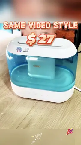Dreo 4L Humidifier for Bedroom, Cool Mist Top-Fill Ultrasonic Humidifiers with Essential Oils, 28dB Quiet Humidifier for Home, Large Room, Baby Nursery and Plants, LED Display with Night Light, Touch Control, Auto Shut-Off, Blue#newcustomer 50% off