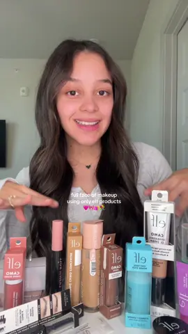 pt 1 of full face using only elf products🤍🤍 #elfcosmetics #elfmakeup #elfhaloglowliquidfilter #makeupfavorites #ulta #ultabeauty #haul #haultok 