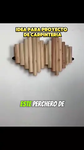 🚨 Te enseño cómo hize este perchero de madera rústico 🤩 ✅ Si quieres aprender Carpintería visita mi perfil  #carpentry #aprendecarpinteria #carpintería #carpinteria #melamina #bibliadelcarpintero #carpinteriafacil #madera #carpintero #maderasymuebles #muebles #mueblesmadera #artesania 