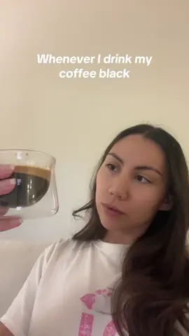 Whenever i drink my coffee black…i just feel…idk better lol #blackcoffee #coffeememe #coffeetiktok #coffeetok #amibetterthaneveryone 