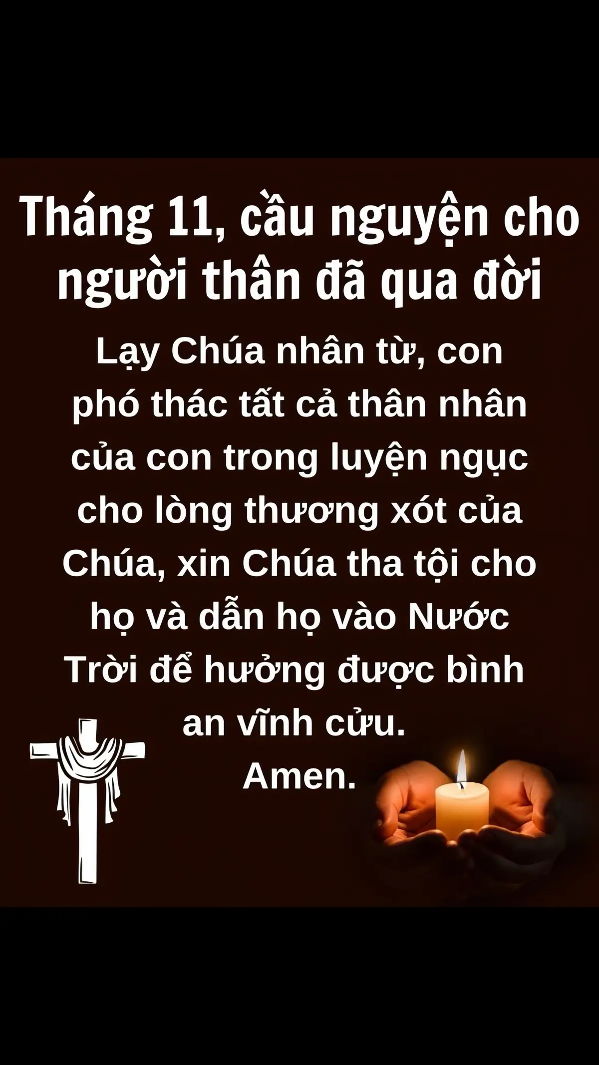 Tháng Các Linh Hồn, chúng ta cùng cầu nguyện cho các linh hồn được yên nghỉ, Amen ! #giớitrẻcônggiáo #tự_hào_là_người_công_giáo #cônggiáo #giáolýviên #huynhtrưởngphụngsự #ngườicônggiáo #chúajesus #thánhcacônggiáo #huynhtruong #chúa_giesu_kito #chuajesus #thiênchúa #huynhtrưởnggiêsu #huynhtrưởnggiêsu #gioitreconggiao #cầunguyện 