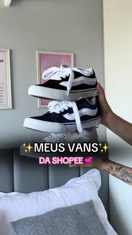 Meus vans ✨ #vansknuskool #vans #tenis #adidascampus #nikedunk #look #fyp #shein 