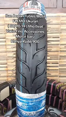 Ban Depan Tubles Motif FLEMO Ukuran ( 80/90-14 ) Mio ban Vario Fino Accessories Motor baru Hanya Rp86.900#banmotor#banmetik#bantubles 