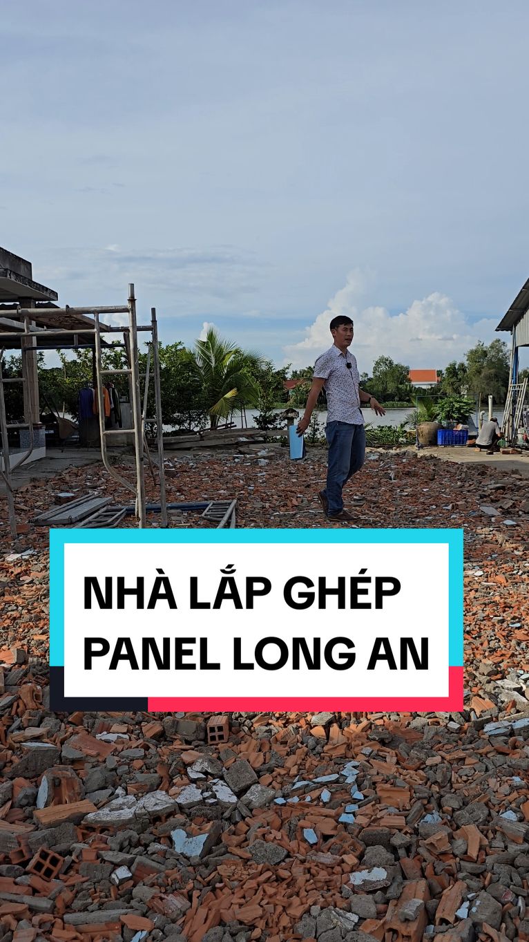 Triển khai thi công nhà lắp ghép panel tại Thủ Thừa Long An #nhapanel #panelcachnhiet #congtydainghia #dainghiahome #nhalapghep #tampanel #longan 