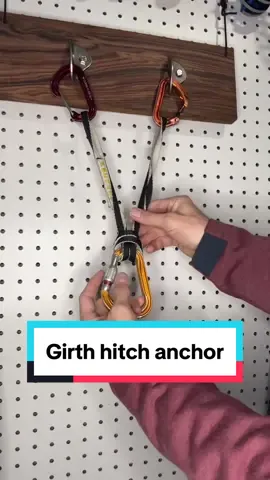 This is the simplest solution to build an anchor with minimal gear. I primarily use this anchor on multi-pitch bolted climbs. I find it to be very easy to clean for the follower and have a large master point which is easy for organization at the belays.  #rockclimbing #rockclimbingtips #rockclimbingtechtips #climbing #climbon #Outdoors #rockclimbingguide #rockguide #ifmga #climbingtips #valhallamountainguides #outdoors #mountainguide #tahoeclimbing 