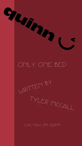 First @Quinn audio  Written by @Tyler McCall  Just dropped 🌶️