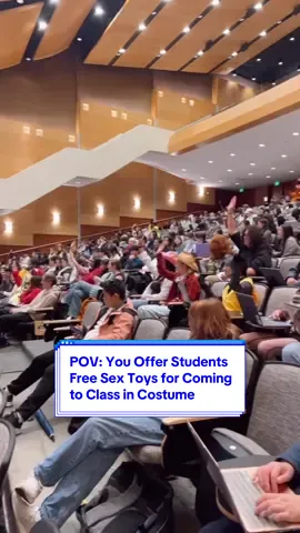When you teach a Human Sexuality course and offer Halloween prizes, you get costumes as bold as my class syllabus 😂🔥 From ‘Reverse Cowgirl’ and ‘Doggy Style’ to a full-body condom, my students understood the assignment! #UniversityofWashington #UDUB #UW #UWHuskies #UWSeattle