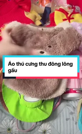 Áo thú cưng lông ấm sang trọng có tai gấu trên lưng #petshop2095 #petshop9520 #dothucung #phukienthucung #thucung #thucung🔔 #pet #meow #ao #aothudong #CapCut 