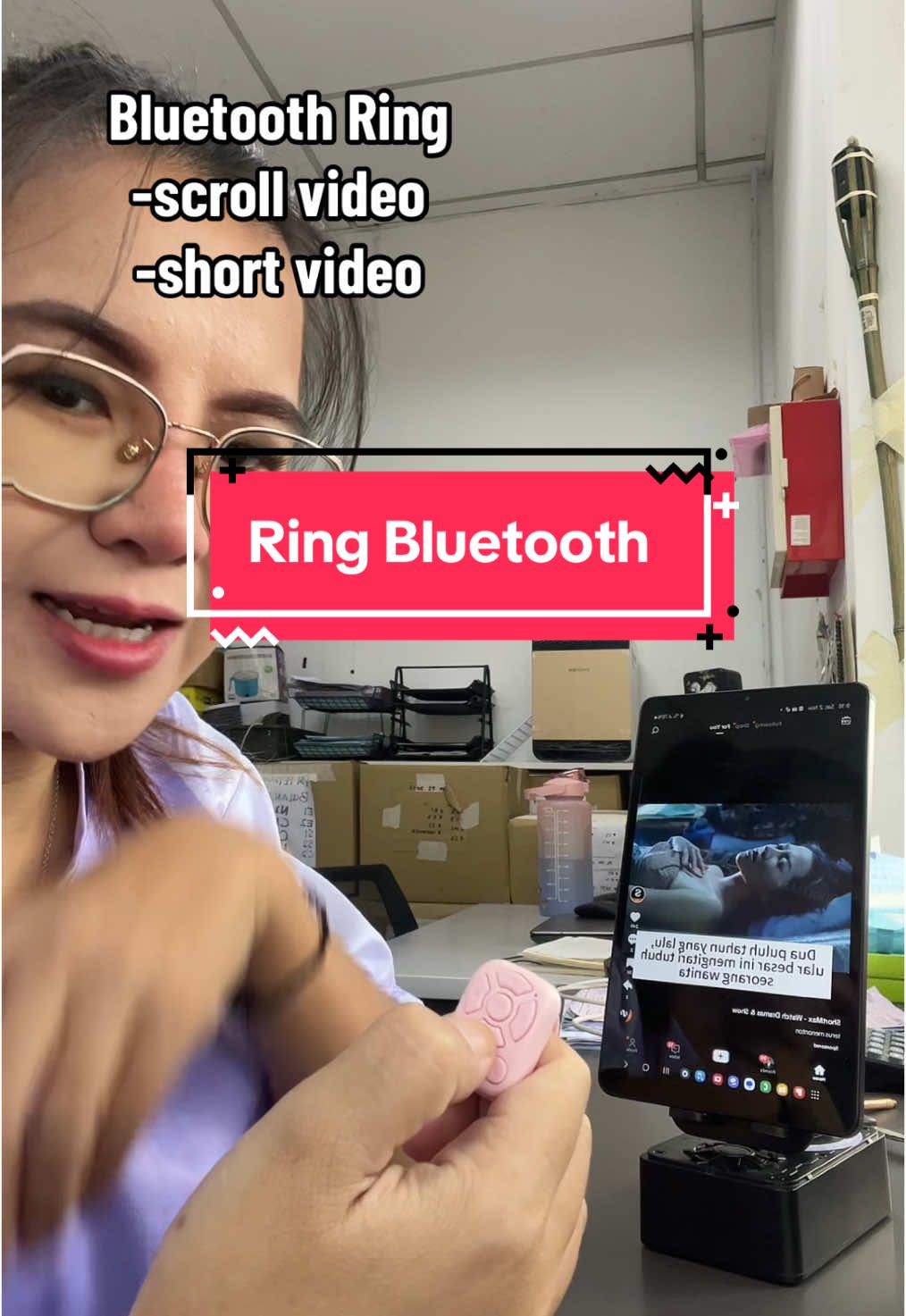#viamimi #ringbluetooth #scrolltiktok #remotescrolltiktok 