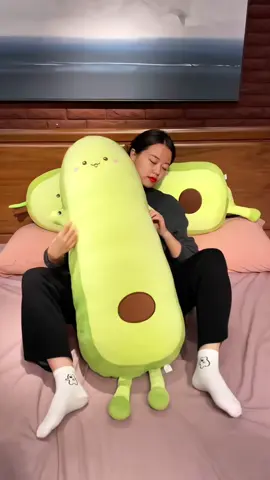 Gấu bông hình quả bơ cute phô mai que dài 1 mét #gaubong #gaubongcaocap #gaubongquatang #gaubongquabo 