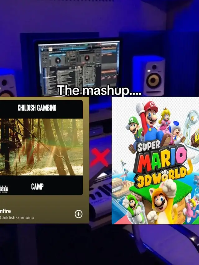 #childishgambino #bonfire #supermario3dworld #abossapproaches #mashup #mashups #fyp #foryoupage #foryou #fypシ #viral #banger #music 