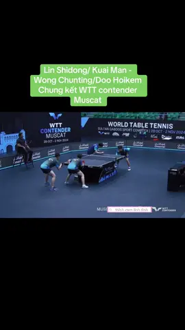 Trận chung kết đôi nam nữ hôm qua nhé #tabletennis #pingpang #kuaiman #linshidong🏓🏓 #doohoikem #wongchunting #pingpangqiu #pingpong 