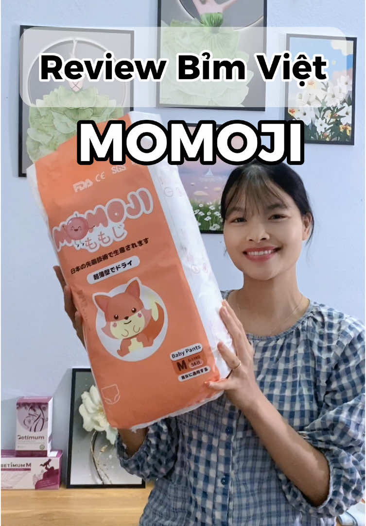 Review bỉm Momoji, bỉm Việt công nghệ Nhật Bản #mebimsua #bimmongthamhuttot #momoji #fyp 